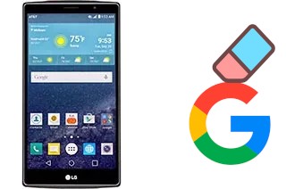 How to delete the Google account in LG G Vista 2