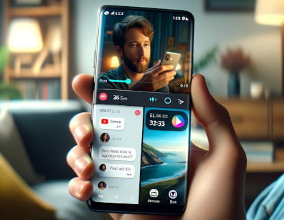 How to activate split screen on Android