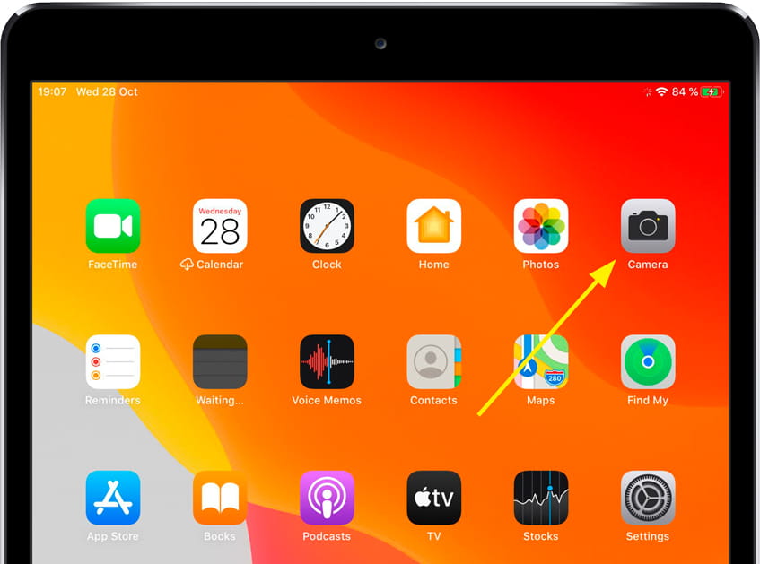 Camera app iPad Pro 11 (2022)