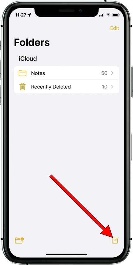 Create new note