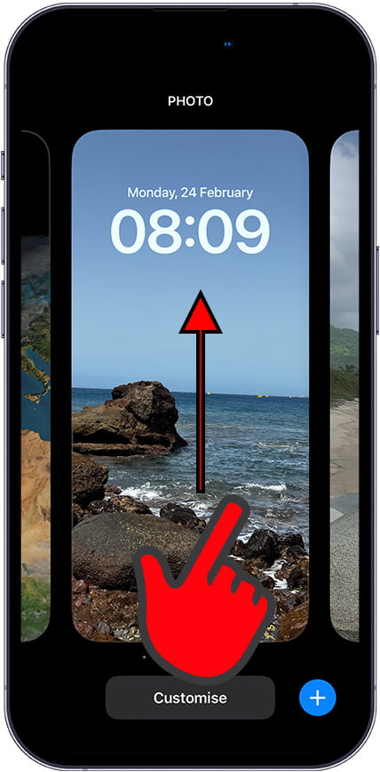 iPhone wallpaper options