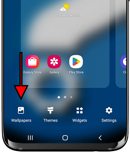 Samsung home screen settings
